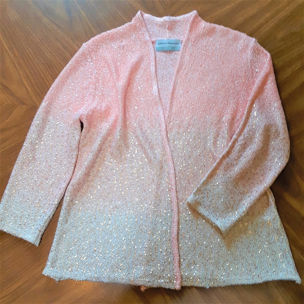 Alfred Dunner Women's Size PS Open Front Cardigan